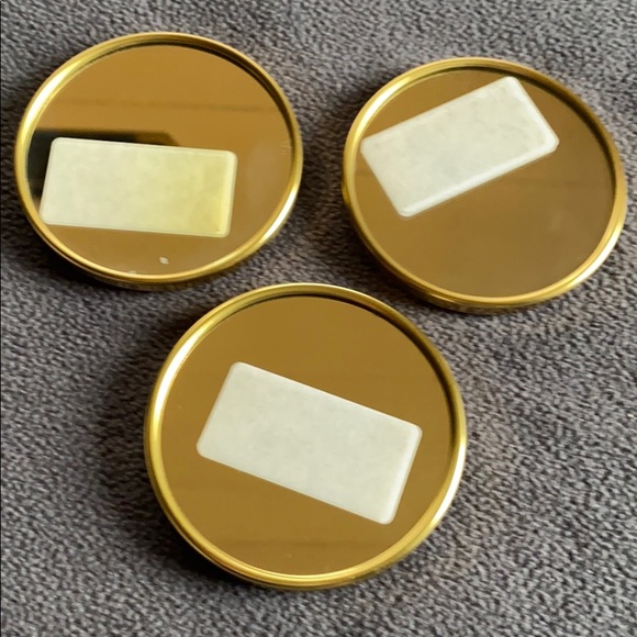 Lot/3 I. Rice 3X German Magnifying Mirrors w/pouch - Picture 6 of 7